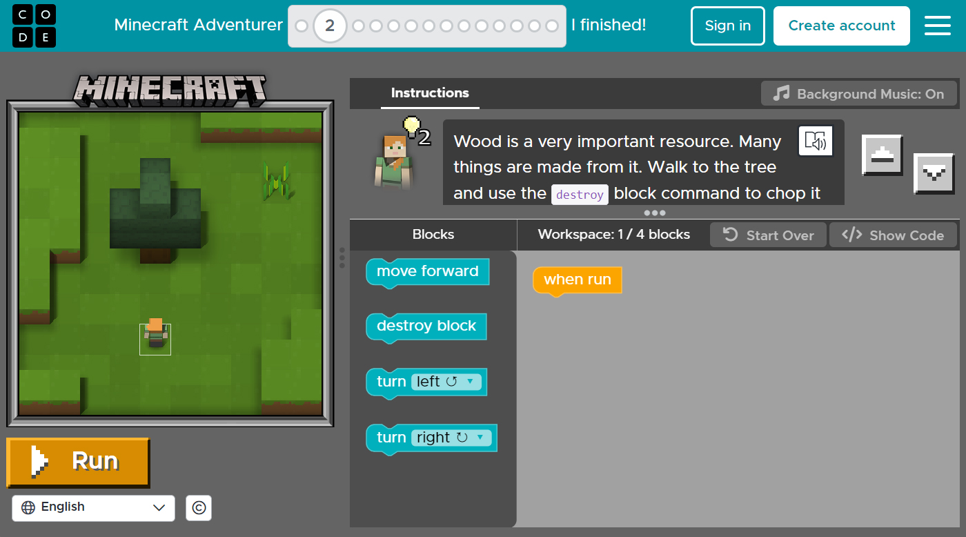 Minecraft Adventurer 2