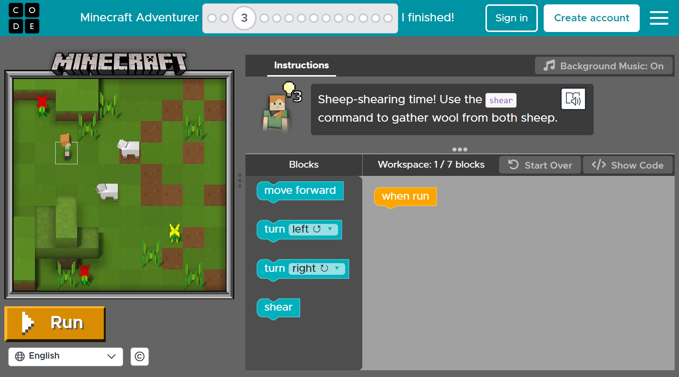 Minecraft Adventurer 3