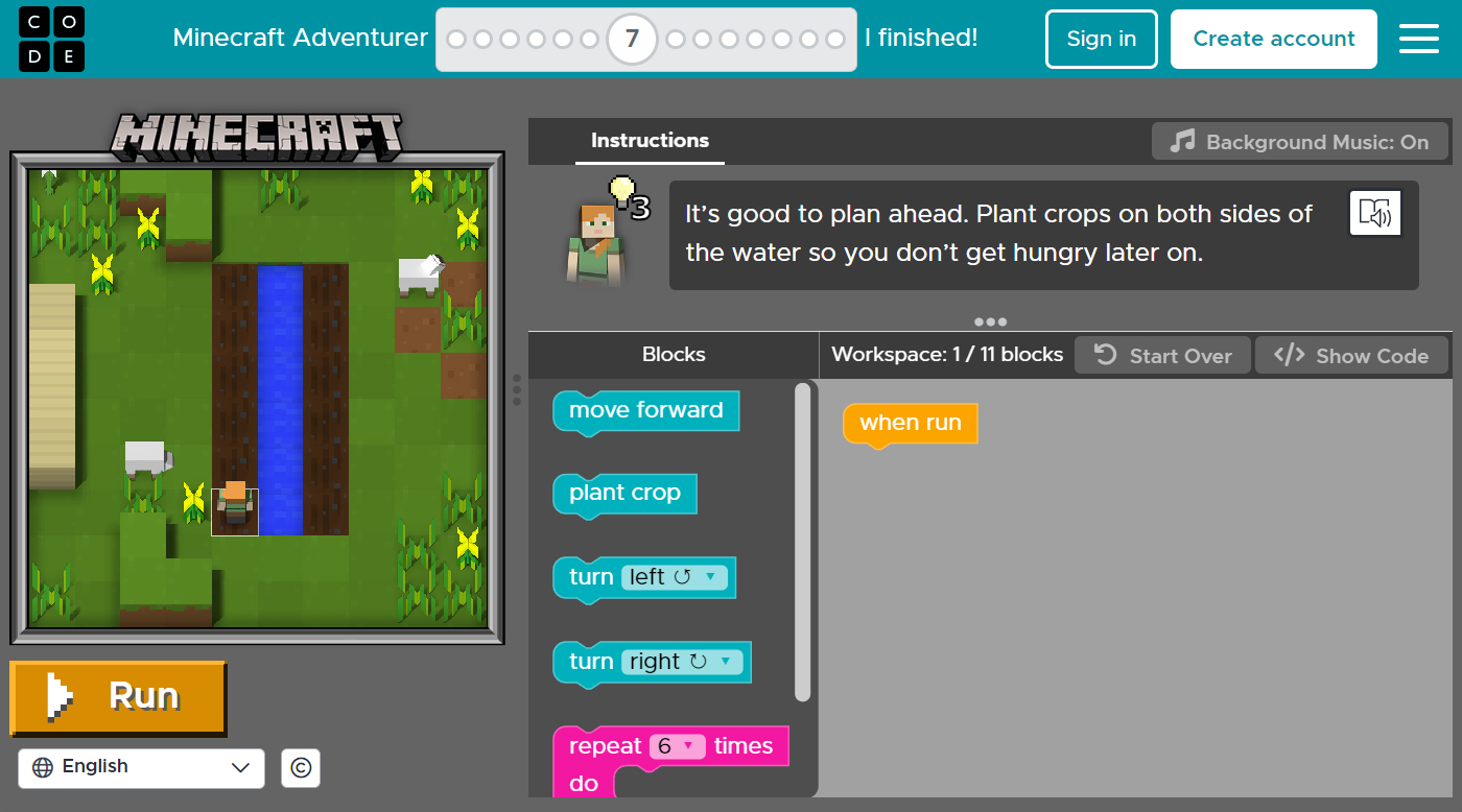 Minecraft Adventurer 7