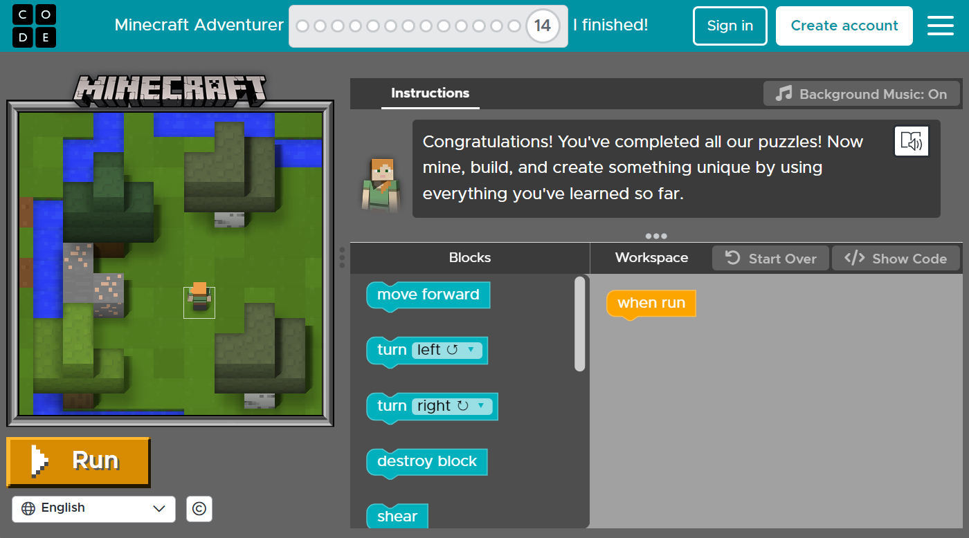 Minecraft Adventurer 14